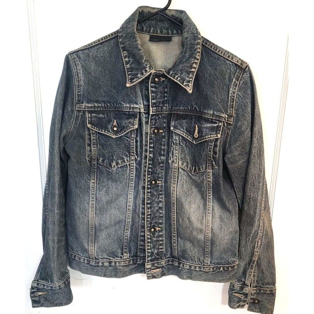 DKNY Jeans Vintage Men's Light Blue Denim Jacket Size S